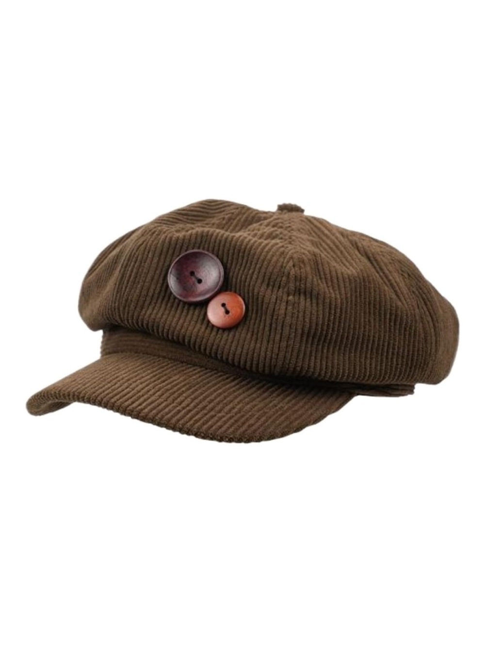 Corduroy Newsboy Baker Boy Hat Y2K Retro Fall Whimsy Twee